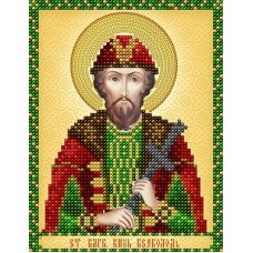 Икона для вышивки бисером "Святой благоверный князь Всеволод" (Схема или набор)